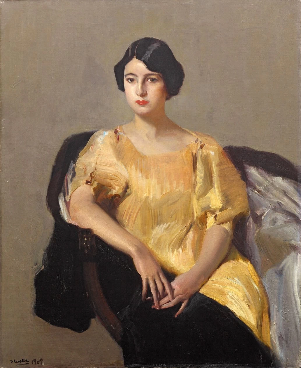 Elena in una veste gialla, 1909